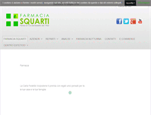 Tablet Screenshot of farmaciasquarti.com